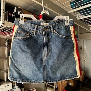 ZARA MINI Jean Skirt